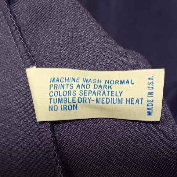 Vanity Fair Vintage Sz M MOD Front Long 1/2 Zip Cozy Robe House Coat Embroidery - Picture 5 of 8